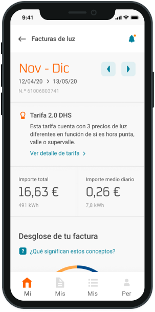 Todas tus facturas en la app de Repsol Vivit 